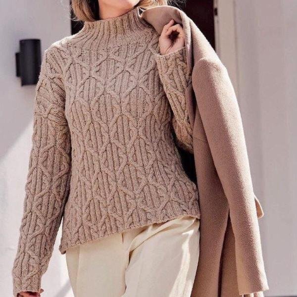 Knit Turtleneck Sweater (Digital)