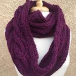 Chunky Knit Infinity Scarf (Digital)