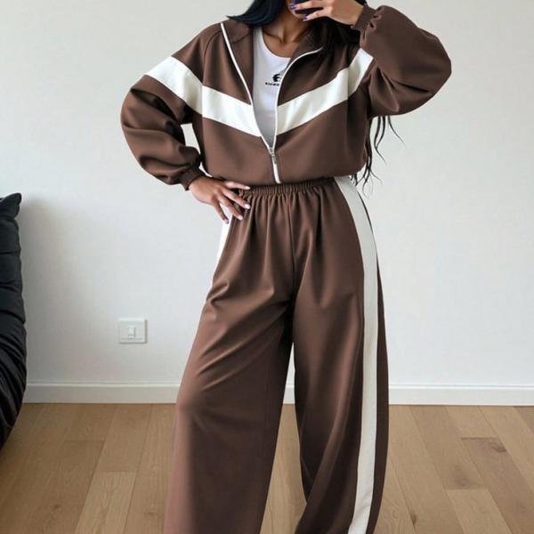 Velour Tracksuit Set